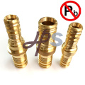 Low lead brass pex male coupling for PEX pipe